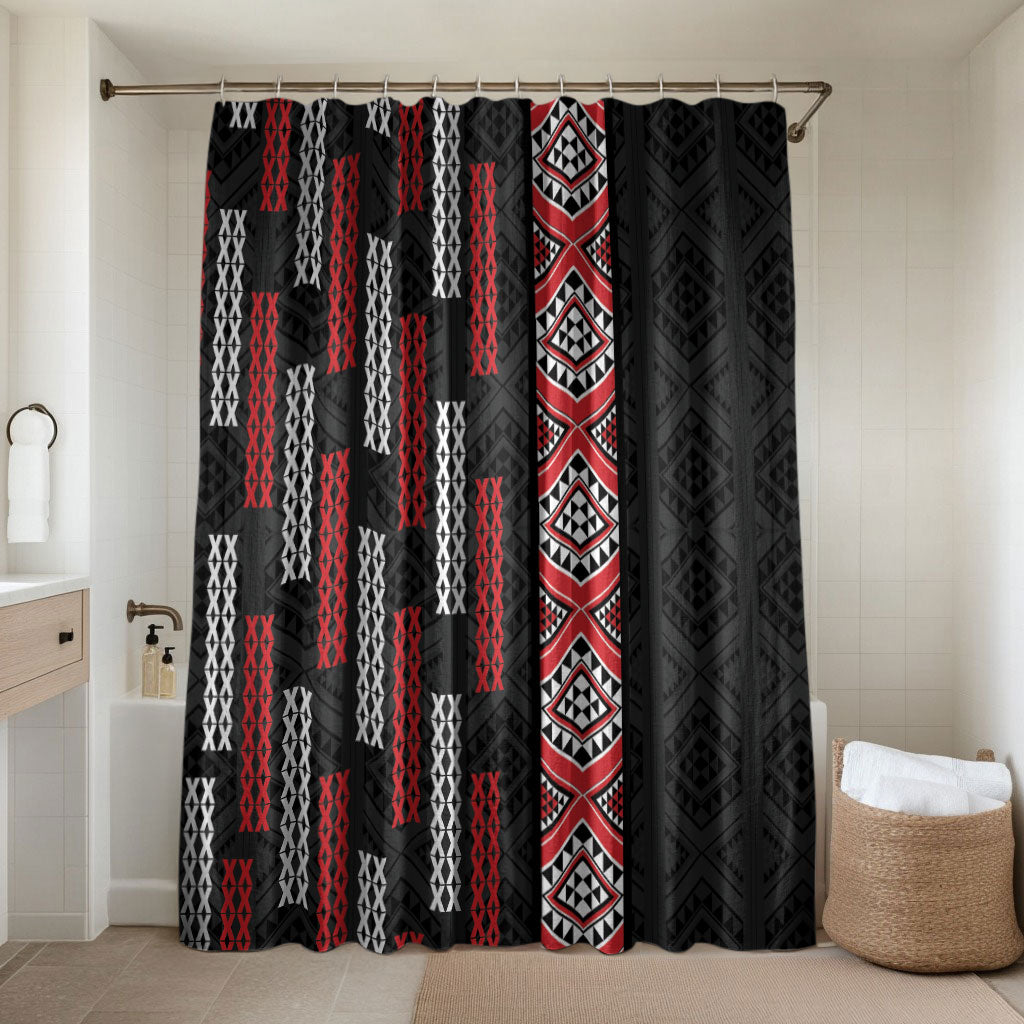 Roimata Toroa Maori Taniko Inspired New Zealand Bathroom Set