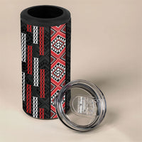 Roimata Toroa Maori Taniko Inspired New Zealand 4 in 1 Can Cooler Tumbler