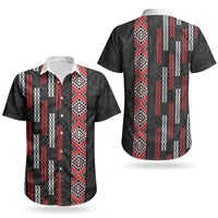 Roimata Toroa Maori Taniko Inspired New Zealand Couples Matching Tank Maxi Dress and Hawaiian Shirt