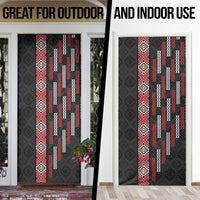 Roimata Toroa Maori Taniko Inspired New Zealand Door Cover