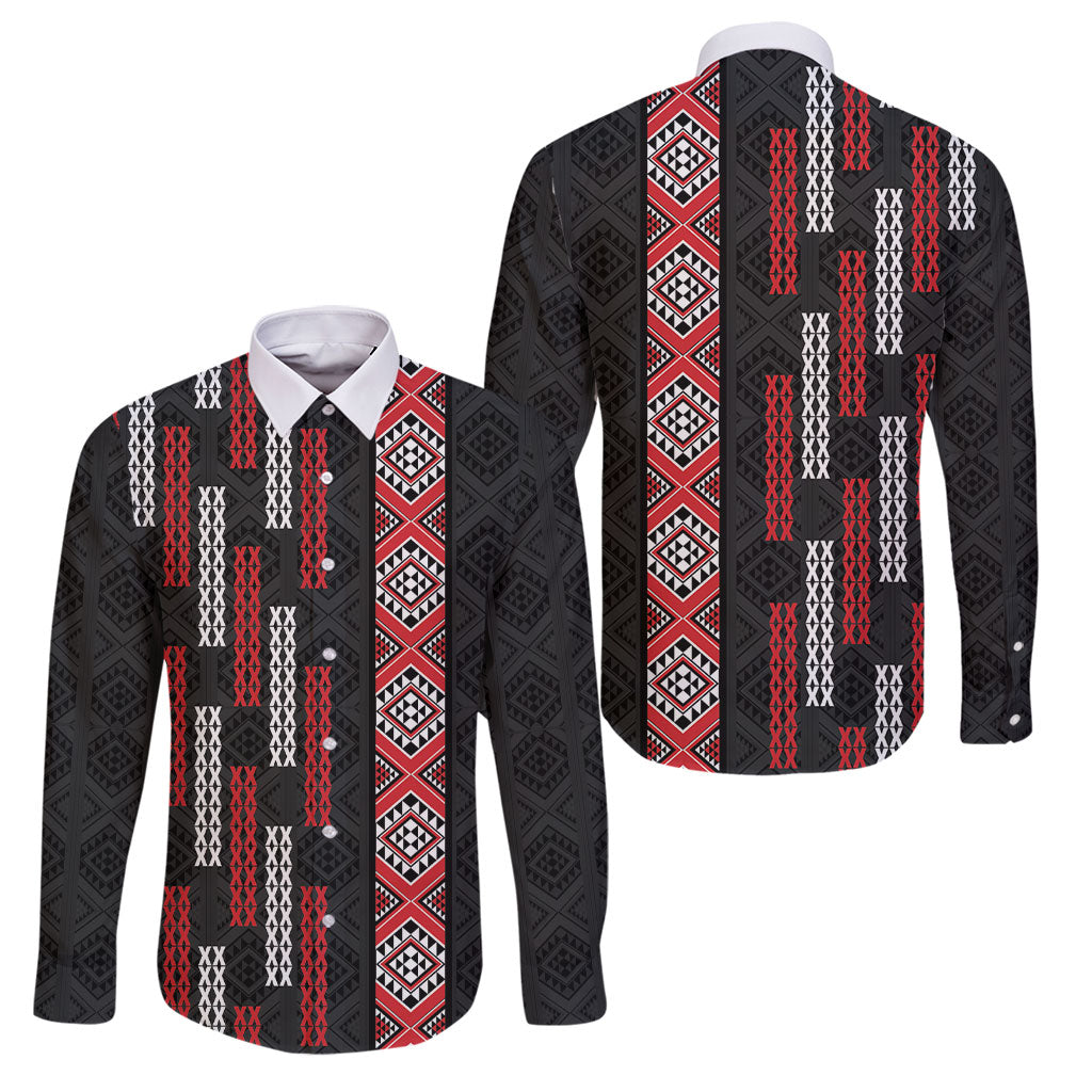Roimata Toroa Maori Taniko Inspired New Zealand Family Matching Summer Maxi Dress and Hawaiian Shirt