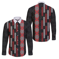 Roimata Toroa Maori Taniko Inspired New Zealand Family Matching Summer Maxi Dress and Hawaiian Shirt