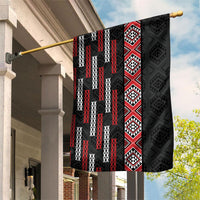 Roimata Toroa Maori Taniko Inspired New Zealand Garden Flag