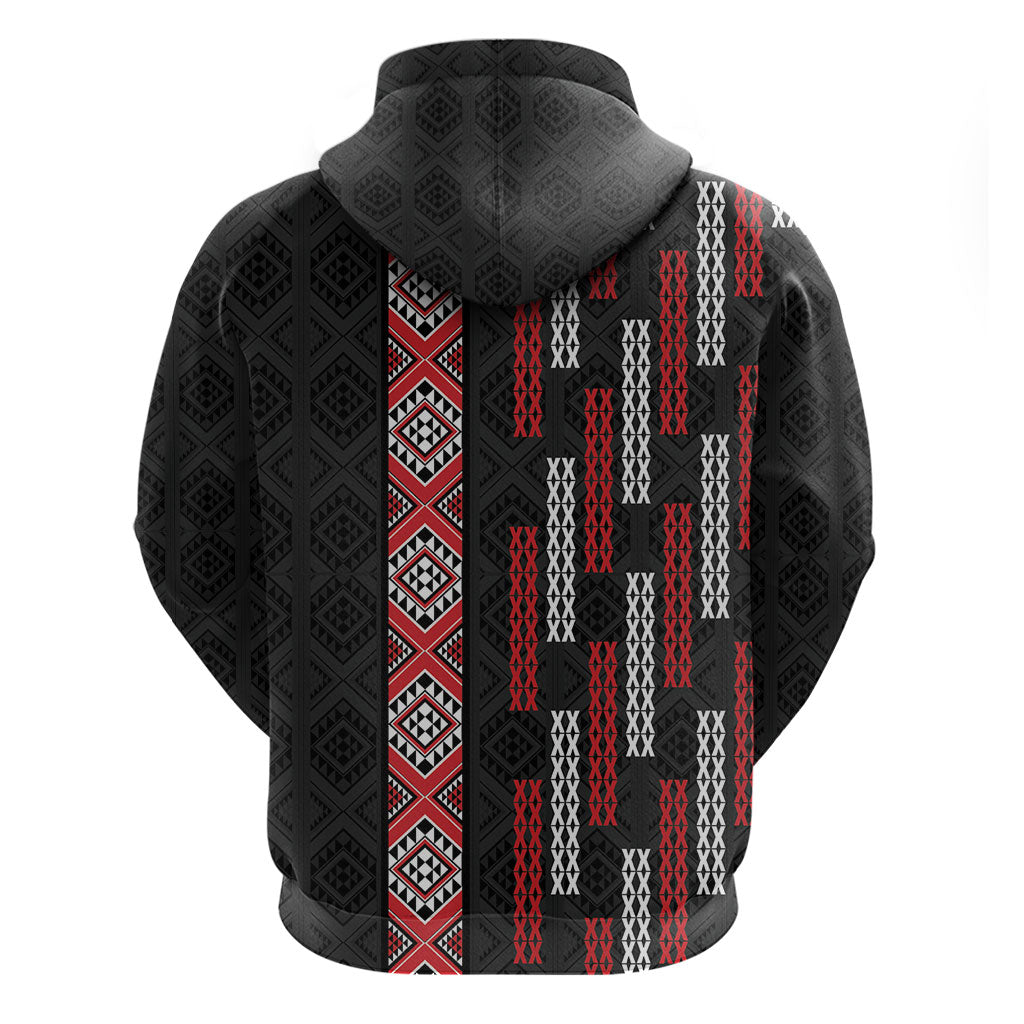 Roimata Toroa Maori Taniko Inspired New Zealand Hoodie