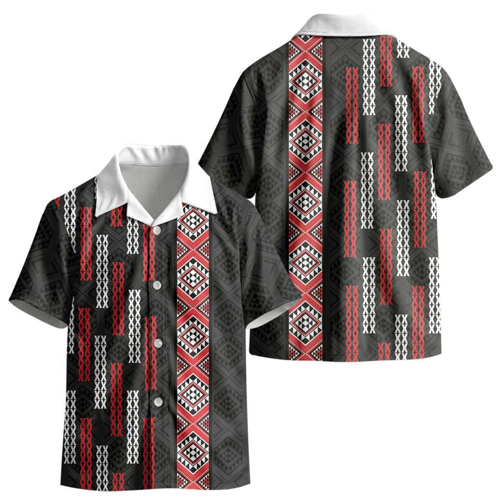 Roimata Toroa Maori Taniko Inspired New Zealand Kid Hawaiian Shirt
