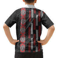 Roimata Toroa Maori Taniko Inspired New Zealand Kid Hawaiian Shirt