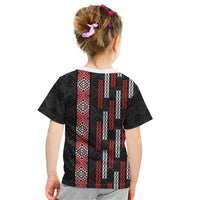 Roimata Toroa Maori Taniko Inspired New Zealand Kid T Shirt