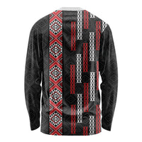 Roimata Toroa Maori Taniko Inspired New Zealand Long Sleeve Shirt