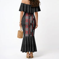 Roimata Toroa Maori Taniko Inspired New Zealand Mermaid Dress