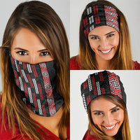 Roimata Toroa Maori Taniko Inspired New Zealand Neck Gaiter
