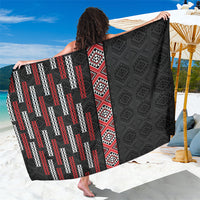 Roimata Toroa Maori Taniko Inspired New Zealand Sarong