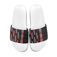 Roimata Toroa Maori Taniko Inspired New Zealand Slide Sandals