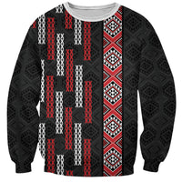 Roimata Toroa Maori Taniko Inspired New Zealand Sweatshirt