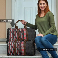 Roimata Toroa Maori Taniko Inspired New Zealand Travel Bag
