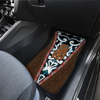 New Zealand Whakairo Car Mats Tiki Maori Carving Taniko Motifs