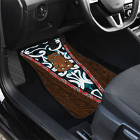 New Zealand Whakairo Car Mats Tiki Maori Carving Taniko Motifs