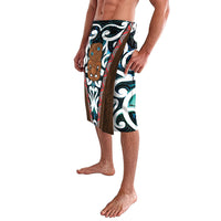 New Zealand Whakairo Lavalava Tiki Maori Carving Taniko Motifs