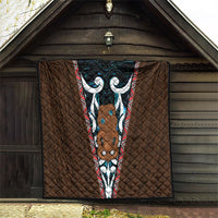 New Zealand Whakairo Quilt Tiki Maori Carving Taniko Motifs