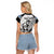 Custom Fiji Tapa Rugby Raglan Cropped T Shirt Flying Fijian 2023 World Cup With Dabbing Ball LT14 - Polynesian Pride