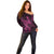Polynesia Breast Cancer Awareness Off Shoulder Sweater No One Fights Alone Pink Ribbon With Butterfly LT14 - Polynesian Pride