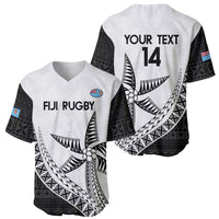 Custom Fiji Rugby Baseball Jersey Go Champions Fijian Tapa Cloth LT14 - Polynesian Pride