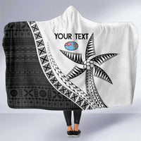 Custom Fiji Rugby Hooded Blanket Go Champions Fijian Tapa Cloth