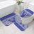 Personalised Queen Salote College Bathroom Set Kolisi Fefine 100th Anniversary Kupesi Blue - Polynesian Pride