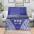 Personalised Queen Salote College Blanket Kolisi Fefine 100th Anniversary Kupesi Blue - Polynesian Pride