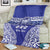 Personalised Queen Salote College Blanket Kolisi Fefine 100th Anniversary Kupesi Blue - Polynesian Pride