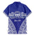Personalised Queen Salote College Family Matching Mermaid Dress and Hawaiian Shirt Kolisi Fefine 100th Anniversary Kupesi Blue - Polynesian Pride