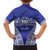 Personalised Queen Salote College Family Matching Tank Maxi Dress and Hawaiian Shirt Kolisi Fefine 100th Anniversary Kupesi Blue - undefined