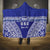 Personalised Queen Salote College Hooded Blanket Kolisi Fefine 100th Anniversary Kupesi Blue - Polynesian Pride