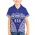 Personalised Queen Salote College Kid Hawaiian Shirt Kolisi Fefine 100th Anniversary Kupesi Blue - Polynesian Pride