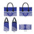 Personalised Queen Salote College Leather Bag Kolisi Fefine 100th Anniversary Kupesi Blue - Polynesian Pride