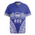 Personalised Queen Salote College Rugby Jersey Kolisi Fefine 100th Anniversary Kupesi Blue - Polynesian Pride