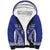 Personalised Queen Salote College Sherpa Hoodie Kolisi Fefine 100th Anniversary Kupesi Blue - Polynesian Pride