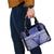 Personalised Queen Salote College Shoulder Handbag Kolisi Fefine 100th Anniversary Kupesi Blue - Polynesian Pride