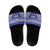 Personalised Queen Salote College Slide Sandals Kolisi Fefine 100th Anniversary Kupesi Blue - Polynesian Pride