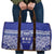 Personalised Queen Salote College Travel Bag Kolisi Fefine 100th Anniversary Kupesi Blue - Polynesian Pride