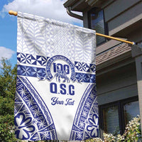 Personalised Queen Salote College Garden Flag Kolisi Fefine 100th Anniversary Kupesi White - Polynesian Pride