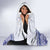 Personalised Queen Salote College Hooded Blanket Kolisi Fefine 100th Anniversary Kupesi White - Polynesian Pride