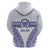 Personalised Queen Salote College Hoodie Kolisi Fefine 100th Anniversary Kupesi White - Polynesian Pride