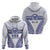 Personalised Queen Salote College Hoodie Kolisi Fefine 100th Anniversary Kupesi White - Polynesian Pride
