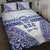 Personalised Queen Salote College Quilt Bed Set Kolisi Fefine 100th Anniversary Kupesi White - Polynesian Pride