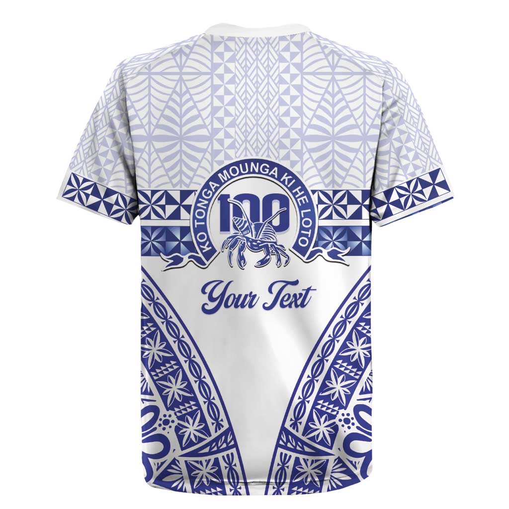 Personalised Queen Salote College Rugby Jersey Kolisi Fefine 100th Anniversary Kupesi White - Polynesian Pride