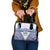 Personalised Queen Salote College Shoulder Handbag Kolisi Fefine 100th Anniversary Kupesi White - Polynesian Pride
