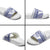 Personalised Queen Salote College Slide Sandals Kolisi Fefine 100th Anniversary Kupesi White - Polynesian Pride