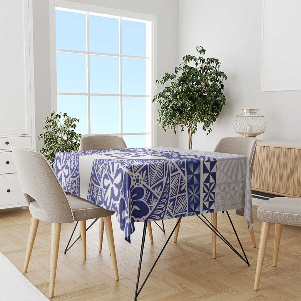 Personalised Queen Salote College Tablecloth Kolisi Fefine 100th Anniversary Kupesi White - Polynesian Pride