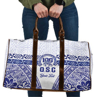 Personalised Queen Salote College Travel Bag Kolisi Fefine 100th Anniversary Kupesi White - Polynesian Pride
