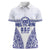 Personalised Queen Salote College Women Polo Shirt Kolisi Fefine 100th Anniversary Kupesi White - Polynesian Pride